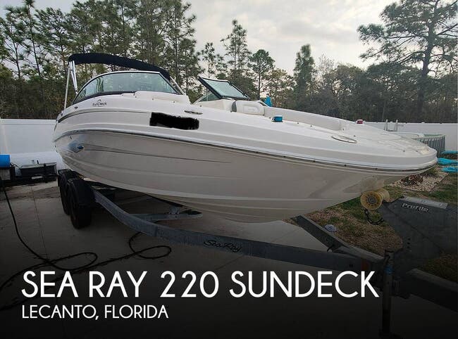 2012 Sea Ray Sundeck 220