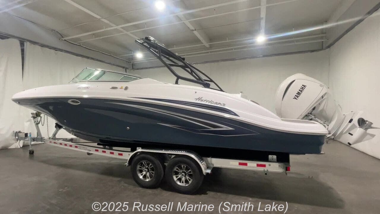 Email now about this Deck Boat - 2023 Hurricane SD2690-OB! Slide #1